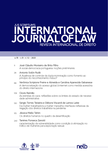 					Visualizar v. 8 n. 1-2 (2023): Jus Scriptum’s International Journal of Law
				